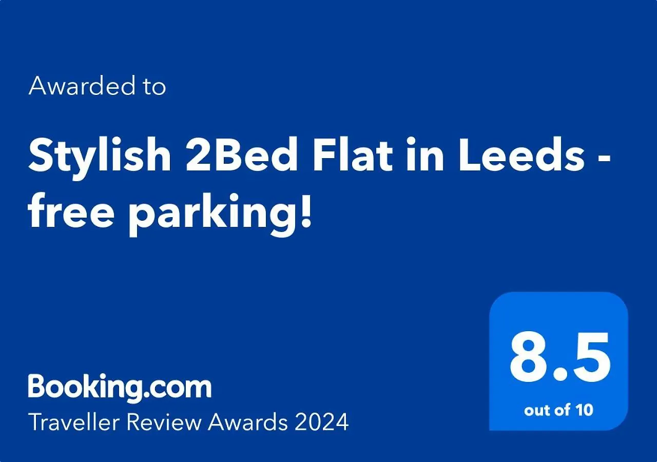 Stylish 2Bed Apt In Leeds - Free Parking! Daire